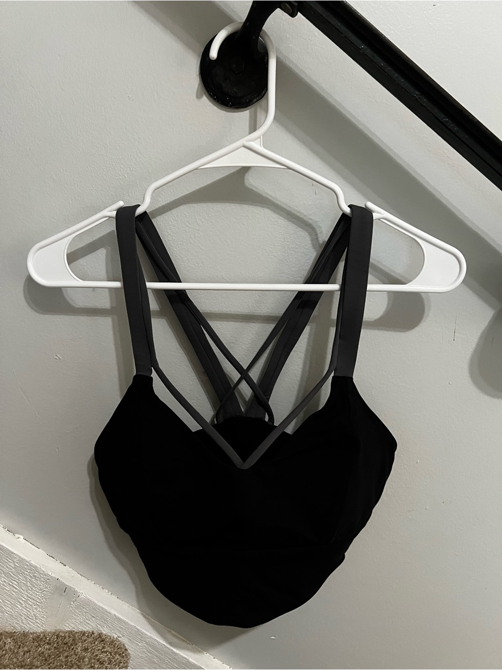 lululemon athletica Black Strappy Sports Bra